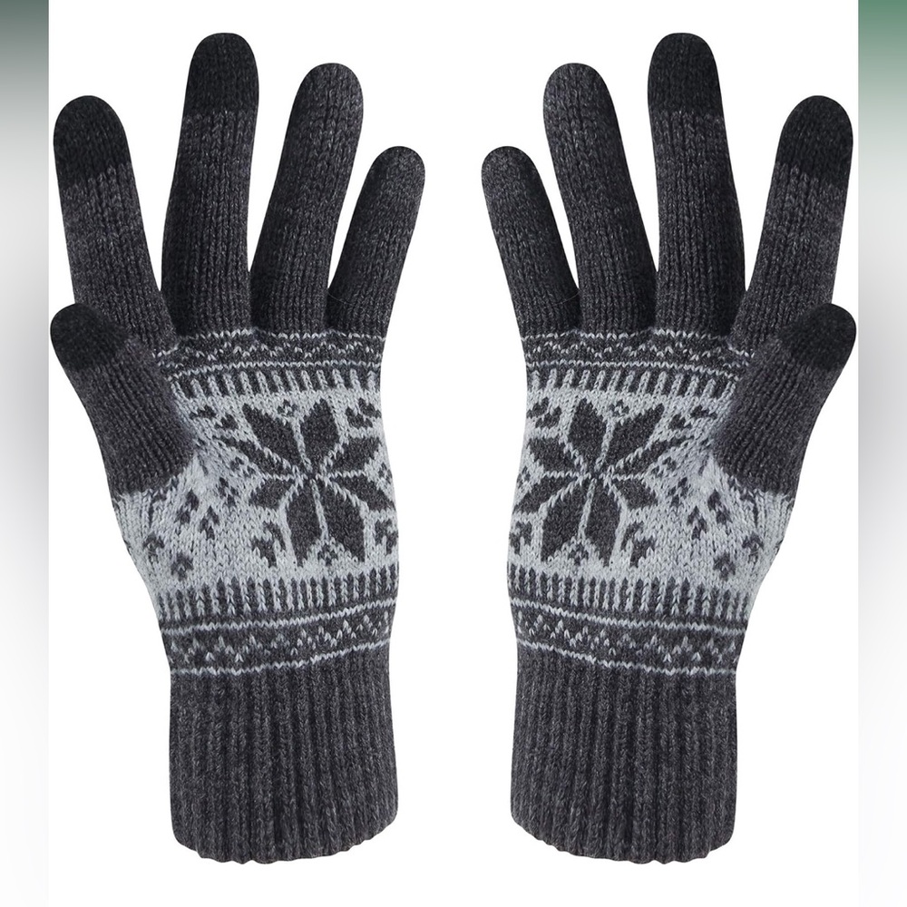 Touch screen Knit Gloves